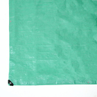 Тент защитный, 6 × 3 м, плотность 120 г/м², УФ, люверсы шаг 1 м, зелёный/серебристый - Фото 13