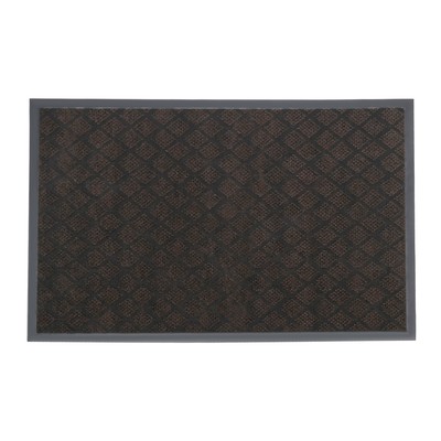 Коврик приведрный влаговпитывающий «Галант», 50×80 см, цвет коричневый