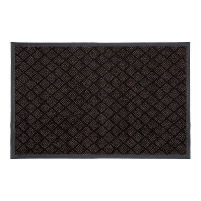 Коврик придверный влаговпитывающий «Галант», 60×90 см, цвет коричневый