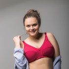 Бюстгальтер женский «Жаклин», размер 80 D (р-р произв. 95D/E), цвет бордо - Фото 1
