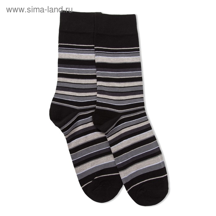 Набор носков мужских (5 пар), цвет МИКС, размер 27 - Фото 1