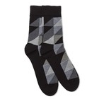 Набор носков мужских (5 пар), цвет чёрный, размер 27-29 - Фото 1