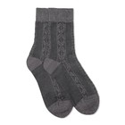 Набор носков мужских (5 пар), цвет тёмно-серый, размер 25-27 - Фото 1