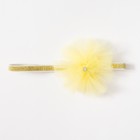 Набор Крошка Я "Любимый цветочек" юбка и повязка на голову 3-18 мес, жёлтый - Фото 2