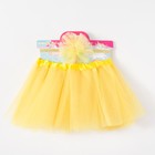 Набор Крошка Я "Любимый цветочек" юбка и повязка на голову 3-18 мес, жёлтый - Фото 3