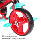 Велосипед трёхколёсный Micio Сity 2018, колёса EVA 12"/10"", цвет бирюзовый/красный - Фото 3
