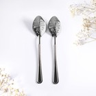 Ложки с гравировкой, набор «Родным бабушке и дедушке», 15.5×25.5 см, 2 шт. - Фото 3