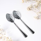 Ложки с гравировкой, набор «Лучшим родителям», 15.5×25.5 см, 2 шт. - Фото 4