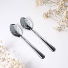 Ложки с гравировкой, набор «Счастливой паре», 15.5×25.5 см, 2 шт. - Фото 4