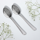 Ложки с гравировкой, набор «Мамуле и папуле», 15.5×25.5 см, 2 шт. - Фото 4