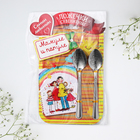 Ложки с гравировкой, набор «Мамуле и папуле», 15.5×25.5 см, 2 шт. - Фото 6