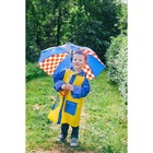 Зонт детский п/авт R-41см 8 спиц П/Э ПВХ с прозрачным клином "Самый крутой", со свистком - Фото 2