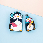 Набор значков для мамы и ребенка «Пингвины» 8 х 12 см - Фото 2