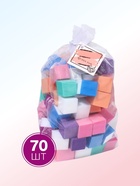 Бафы наждачные для ногтей, четырёхсторонние, 70 шт., разноцветные - Фото 2