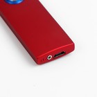Зажигалка электронная, USB, спираль, 2.5 х 8 см, красная - Фото 4