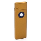 Зажигалка электронная, USB, спираль, 2.5×8 см, золото - Фото 2