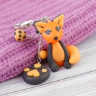 Брелок из полимерной глины своими руками "Лисичка" - Фото 1