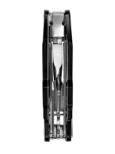 Мультитул 9в1 в чехле, рукоять черная, 9×3.5×2.5 см