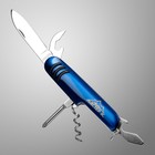 Нож швейцарский "Спасатель" 6в1, синий - фото 11874141