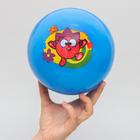 Мяч детский СМЕШАРИКИ "Ежик" 22 см, 60 гр, цвета синий - Фото 2