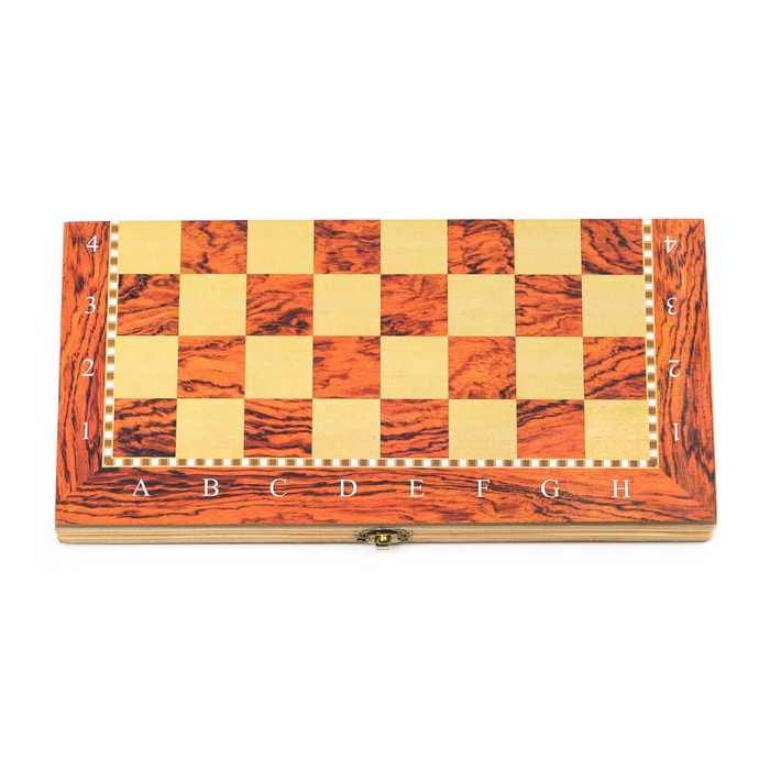 Настольная игра 3 в 1 "Монтел": нарды, шашки, шахматы, 24 х 24 см - фото 1887778197