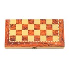 Настольная игра 3 в 1 "Падук": нарды, шахматы, шашки, 34 х 34 см - фото 8378483
