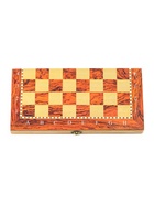 Настольная игра 3 в 1, набор: шахматы, шашки, нарды, 34×34 см 2865267
