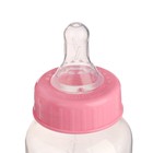 Бутылочка для кормления детская классическая, 250 мл, от 0 мес., цвет розовый - Фото 3