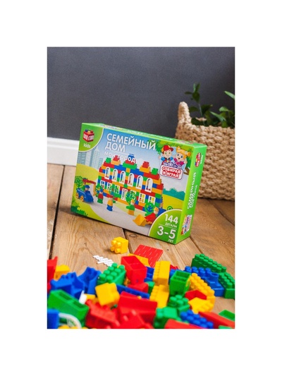 Конструктор «Мой город: Семейный дом», 144 детали