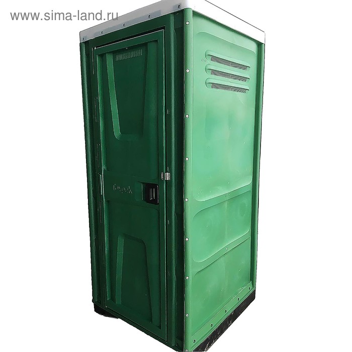 Туалетная кабина, разборная, зелёная - Фото 1