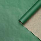 Бумага упаковочная крафт односторонняя "Травяной", 0,7 х 10 м, 40 г/м² - Фото 1