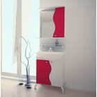 Шкаф-зеркало Флокс 60С бело-фисташковый правый - Фото 2