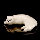Статуэтка фарфороваяя «Кот» №2 белый 1,5см - Фото 2