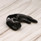 Статуэтка фарфороваяя «Кот» №2, чёрный, 1,5см - Фото 2