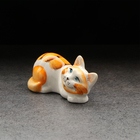 Фигурка фарфоровая «Котя Муся», рыжая, 9 см - Фото 2