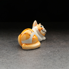 Фигурка фарфоровая «Котя Муся», рыжая, 9 см - Фото 4