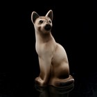 Статуэтка фарфоровая «Кошка Тайка», сиам, 10см - Фото 5
