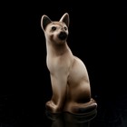 Статуэтка фарфоровая «Кошка Тайка сиамская», 10 см - Фото 5