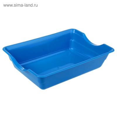 Туалет глубокий без сетки 36×26×9 см, синий микс