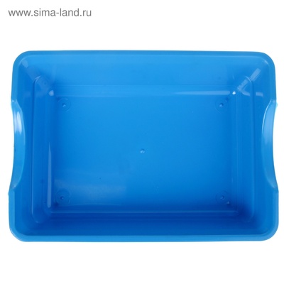 Туалет глубокий без сетки 36×26×9 см, синий микс