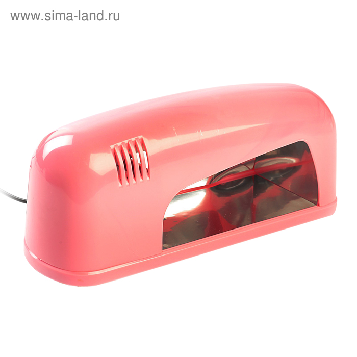 Лампа для гель-лака Luazon LUF-02, UV, 9 Вт, розовая - Фото 1