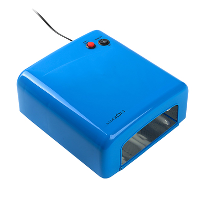 Лампа для гель-лака Luazon LUF-01, UV, 36 Вт, синяя глянцевая