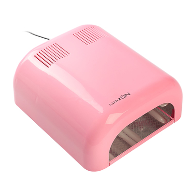 Лампа для гель-лака Luazon LUF-07, UV, 36 Вт, глянцевая, розовая