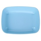 Туалет округлый без сетки 33,5 х 25 х 6 см, голубой - Фото 2