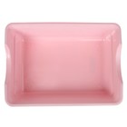 Туалет глубокий без сетки 36 х 26 х 9 см, розовый - Фото 2
