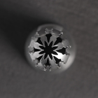 Насадка кондитерская «Сфера.Волна с цветком открытым», d=3 см, выход 2,3 см, нержавеющая сталь - Фото 2