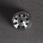 Насадка кондитерская «Сфера.Прорези с каплей и лучом», d=3 см, выход 2,3 см, нержавеющая сталь - Фото 3