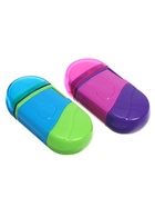 Точилка Calligrata «Универсальная», с контейнером, с ластиком, МИКС - Фото 6