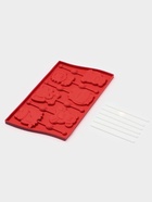 Форма для леденцов Доляна «Звери», силикон, 27.5×16.5 см, 6 ячеек (6.4×6.4), с палочками, МИКС - Фото 7