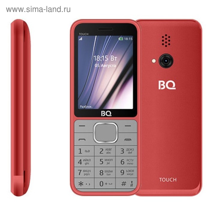 Сотовый телефон BQ M-2429 Touch Red, красный - Фото 1